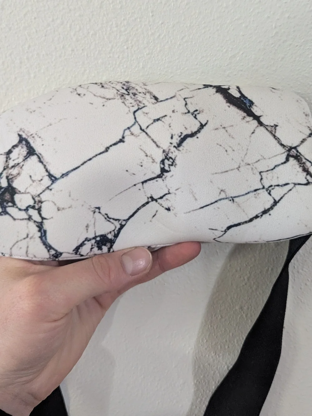 NWOT White Marbled Belt Bag - Picture 3 of 5